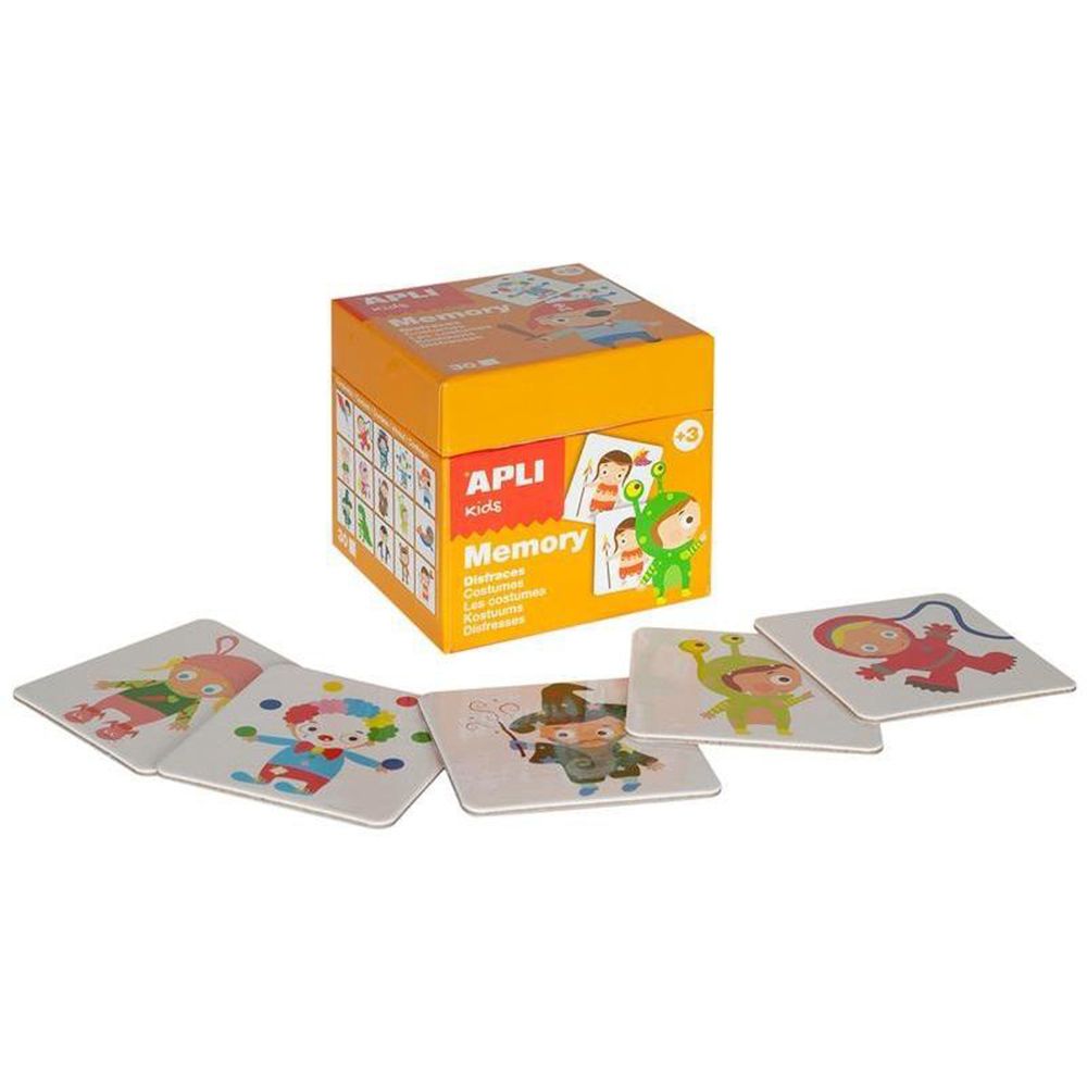 Образователна мемо игра, Открий костюма