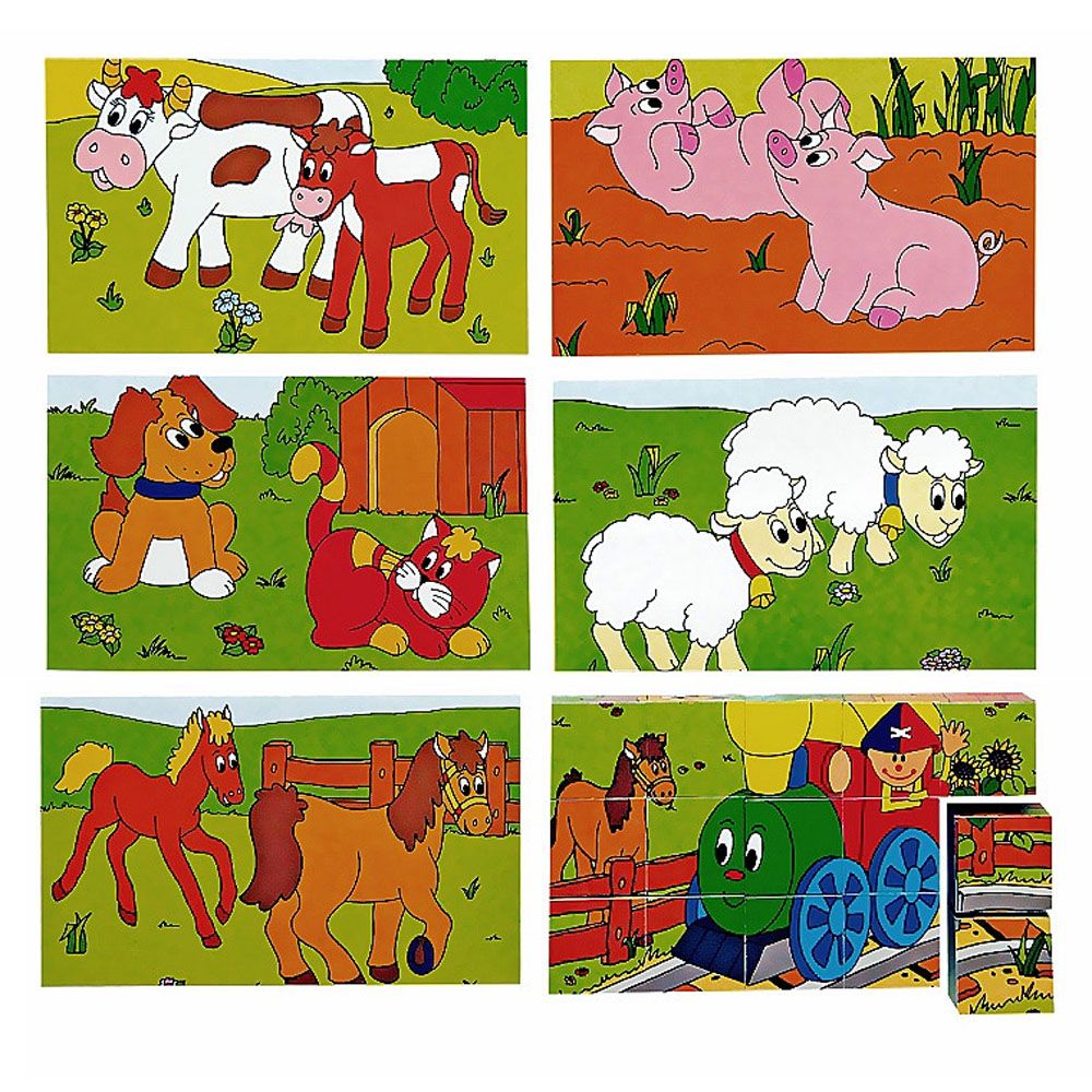 Кубчета с картинки, Веселото влакче