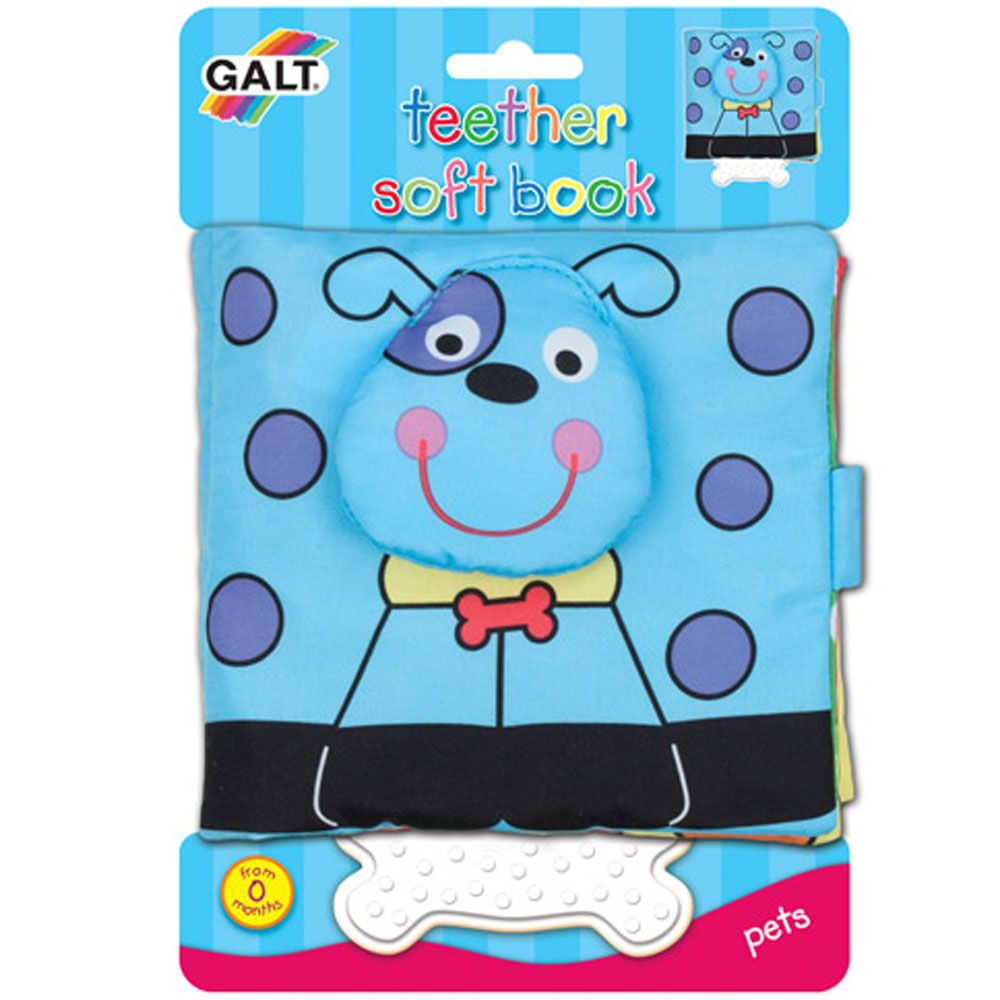 Galt Toys, Мека книжка с гризалка, Домашни любимци