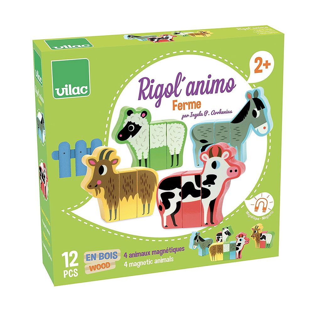 Vilac, Дървени магнитни животни