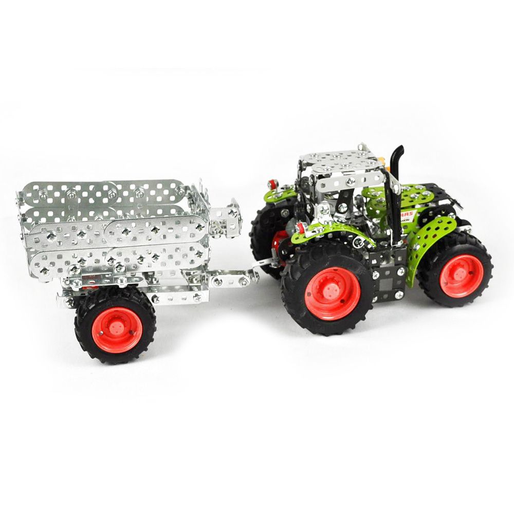 Метален конструктор Трактор Claas Arion 430 с ремарке, 700 части