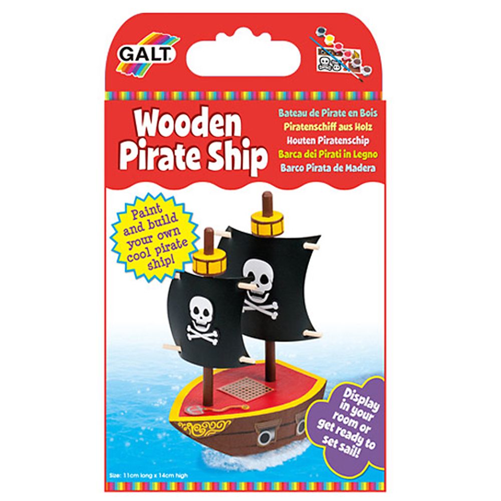 Galt Toys, Направи сам дървен пиратски кораб