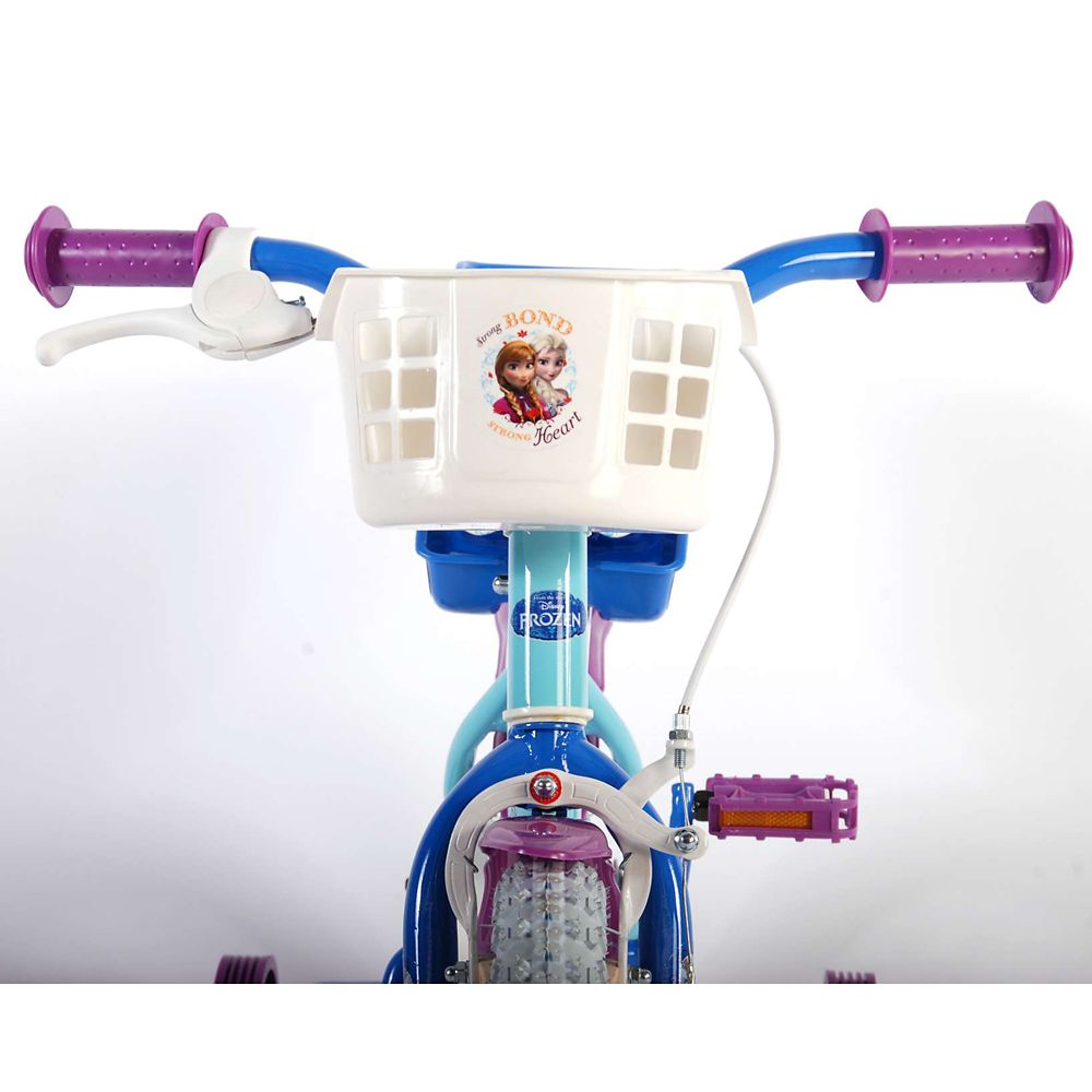 Детски велосипед, Дисни Frozen, с помощни колела, 12 инча