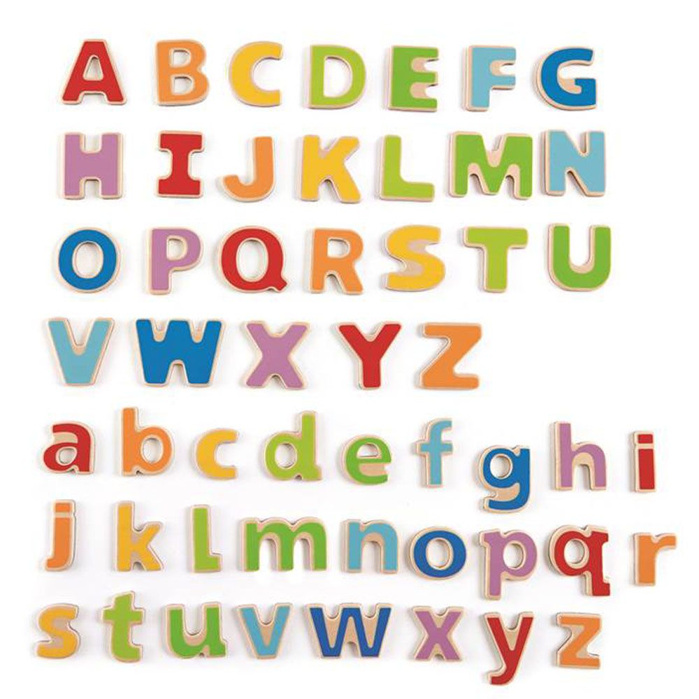 Hape, Магнитни букви на англйски език, разноцветни