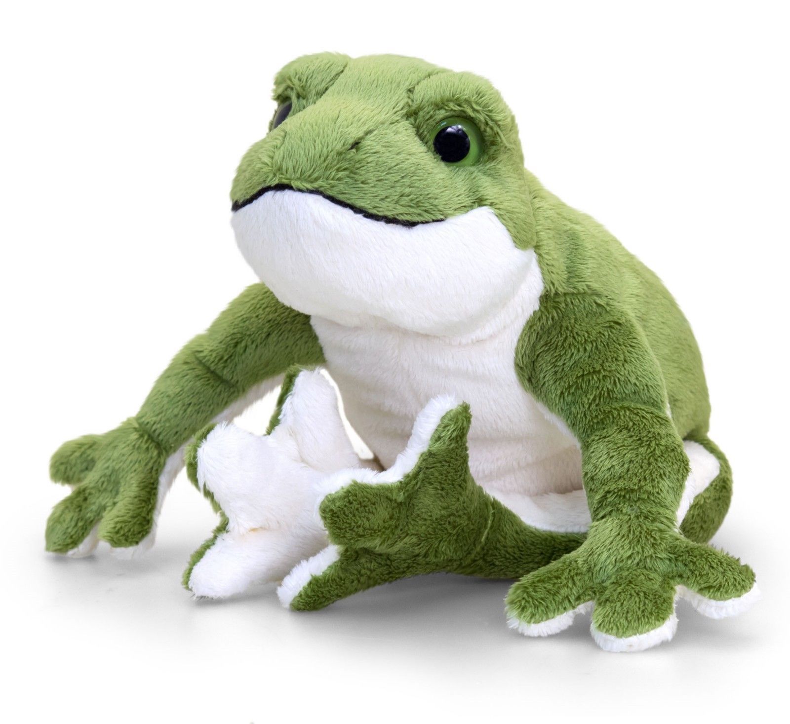 Keel Toys, Плюшена жаба, със звук, 30 см