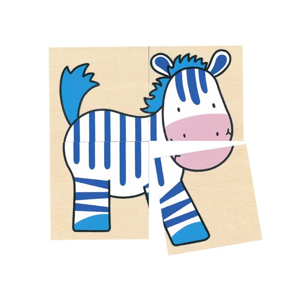 Комплект 5 мини пъзела и мемори игра, Животни