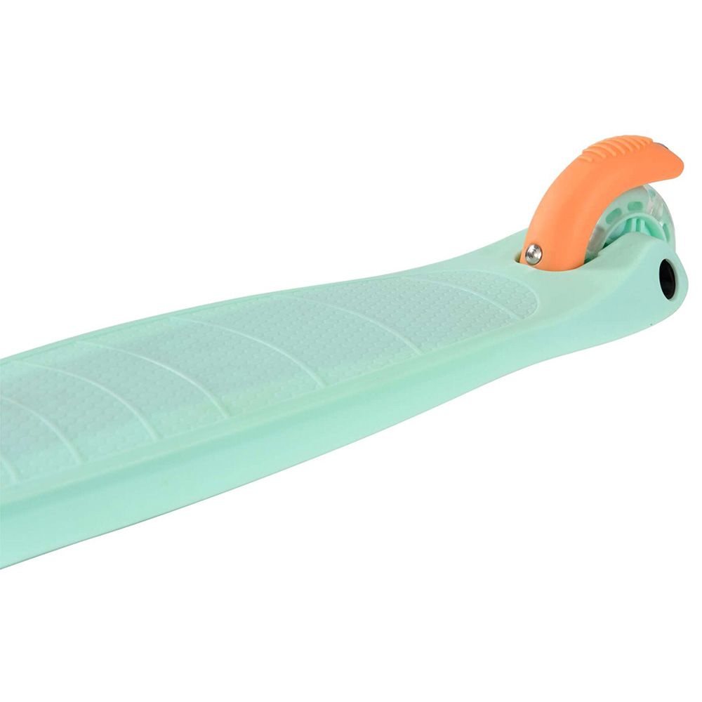 Сгъваема тротинетка с три колела, ментово зелена