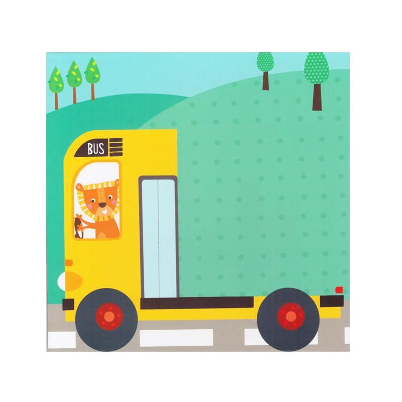 Мини магнитна игра с цветни квадрати, Превозни средства