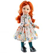 Кукла Кристи, с огнена коса, 32 см