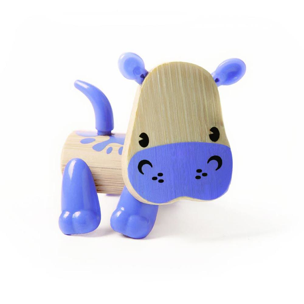 Hape, Мини фигурка от бамбук, Хипопотам