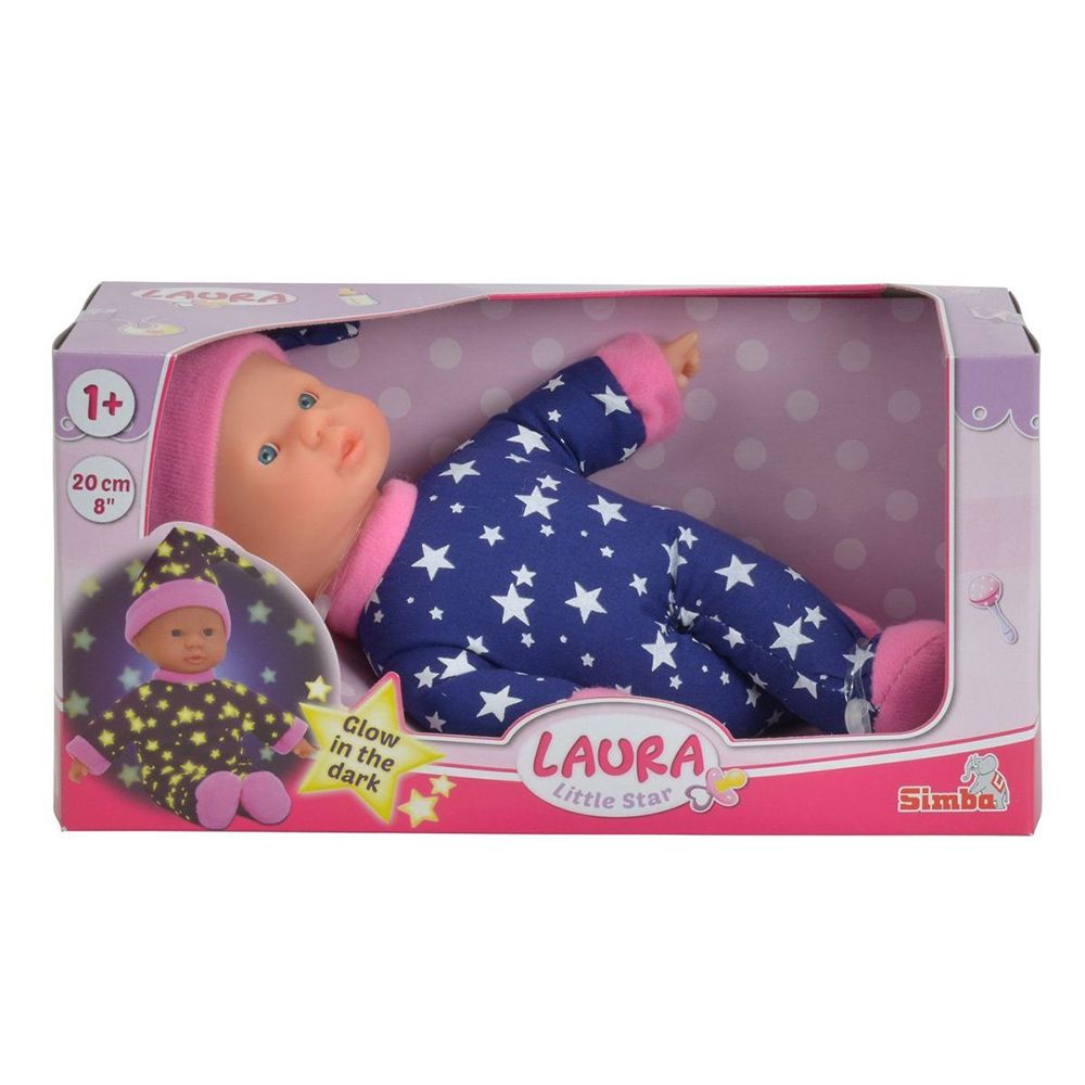 Бебе Лаура със светеща пижамка