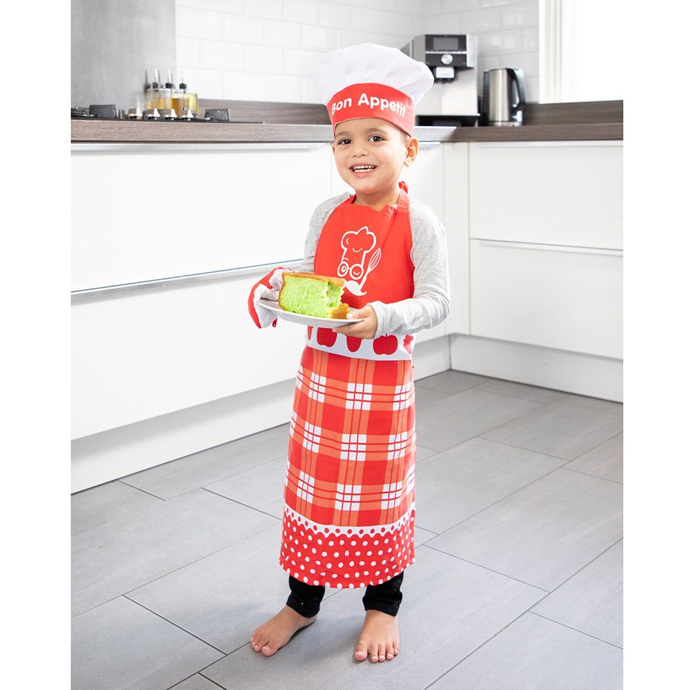 Готварски комплект, Bon Appetit, червен
