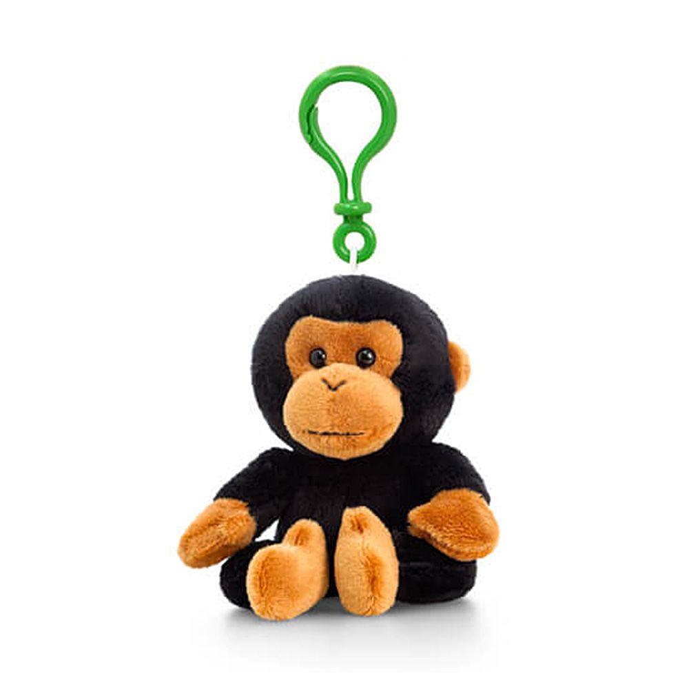 Keel Toys, Плюшена маймунка с клипс за раница