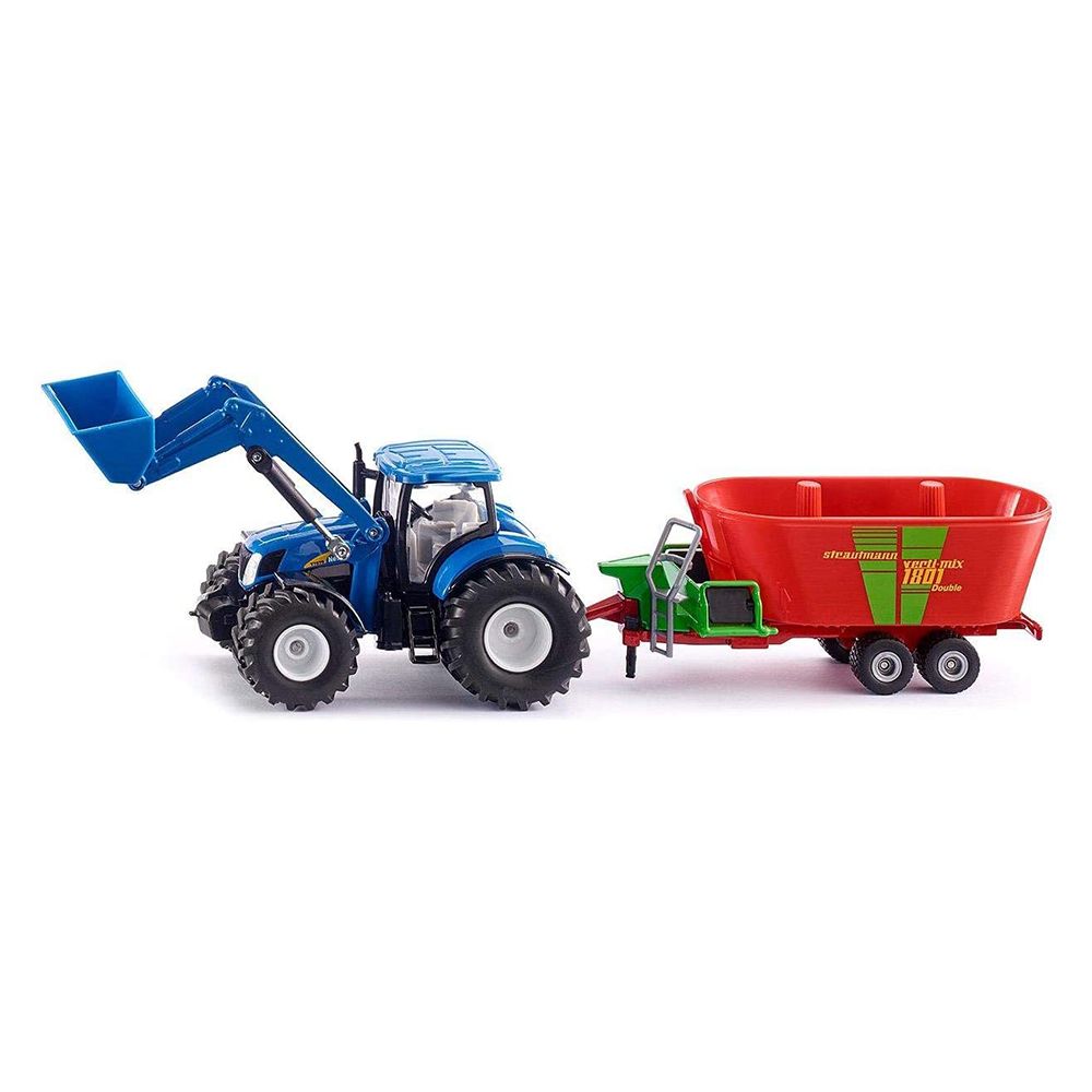 Siku, Трактор New Holland с ремарке