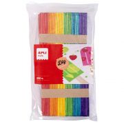 Дървени цветни пръчици за декорация, МAXI, 500 броя