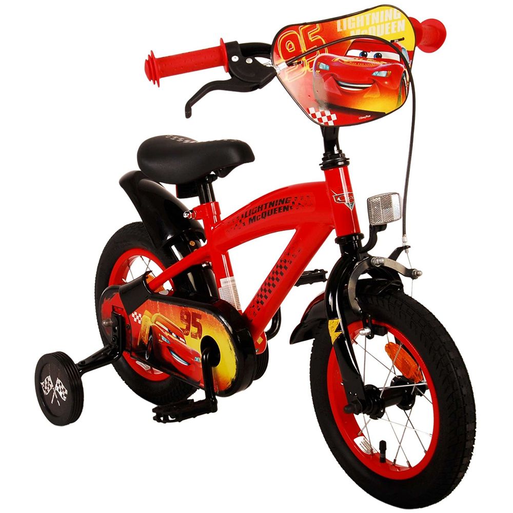 Детски велосипед с помощни колела, Дисни Колите,12 инча