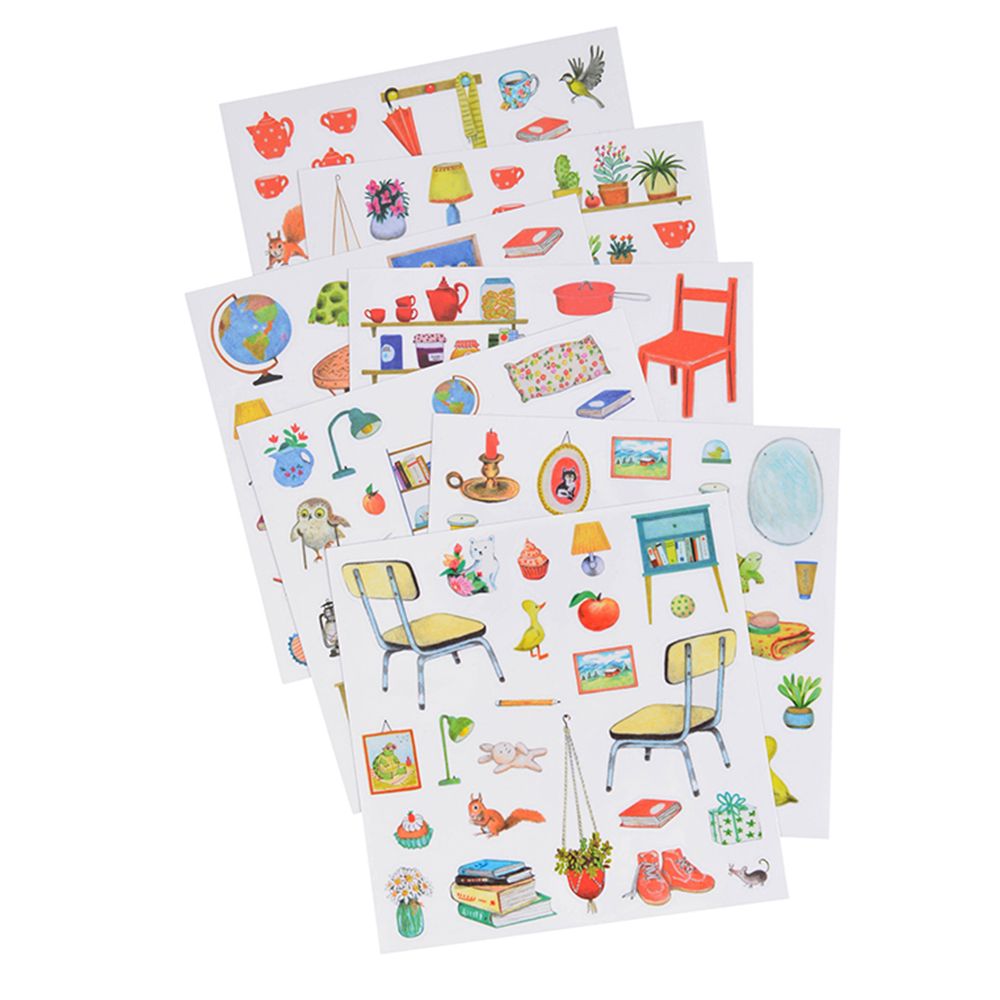 Книжка със стикери, Моята къща