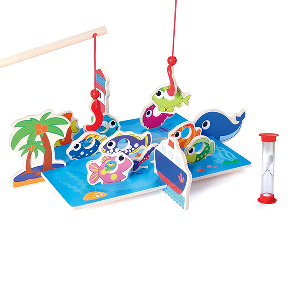 Andreu toys, Дървен 3Д риболов с кукички