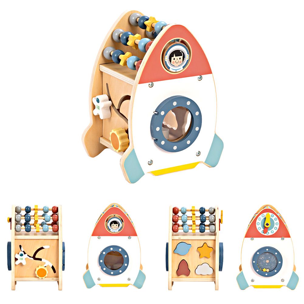 Дървена ракета с активности