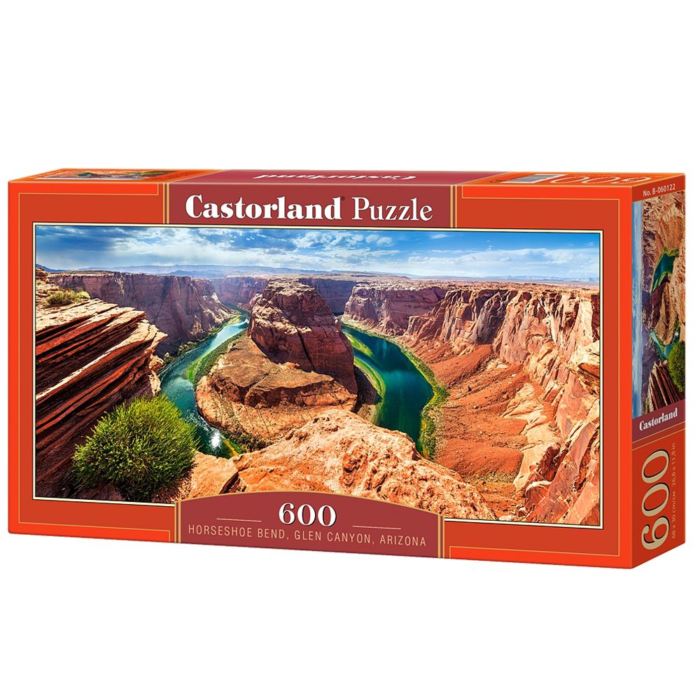 Castorland, Хорсшу Бенд, Гранд каньон, Аризона, панорамен пъзел 600 части