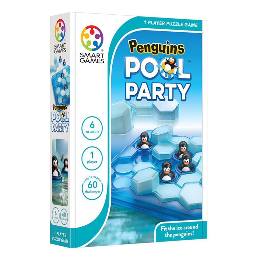 Compact, Логическа игра, Парти в басейна с пингвини, Smartgames