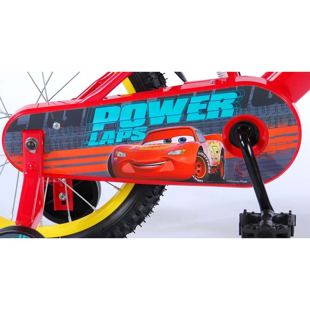 Детски велосипед, Disney Cars 3, с помощни колела, 16 инча