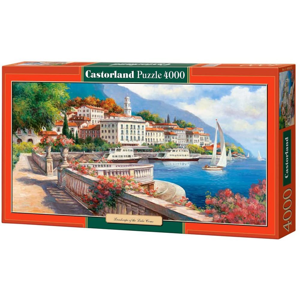Castorland, Езерото Комо, Италия, пъзел 4000 части