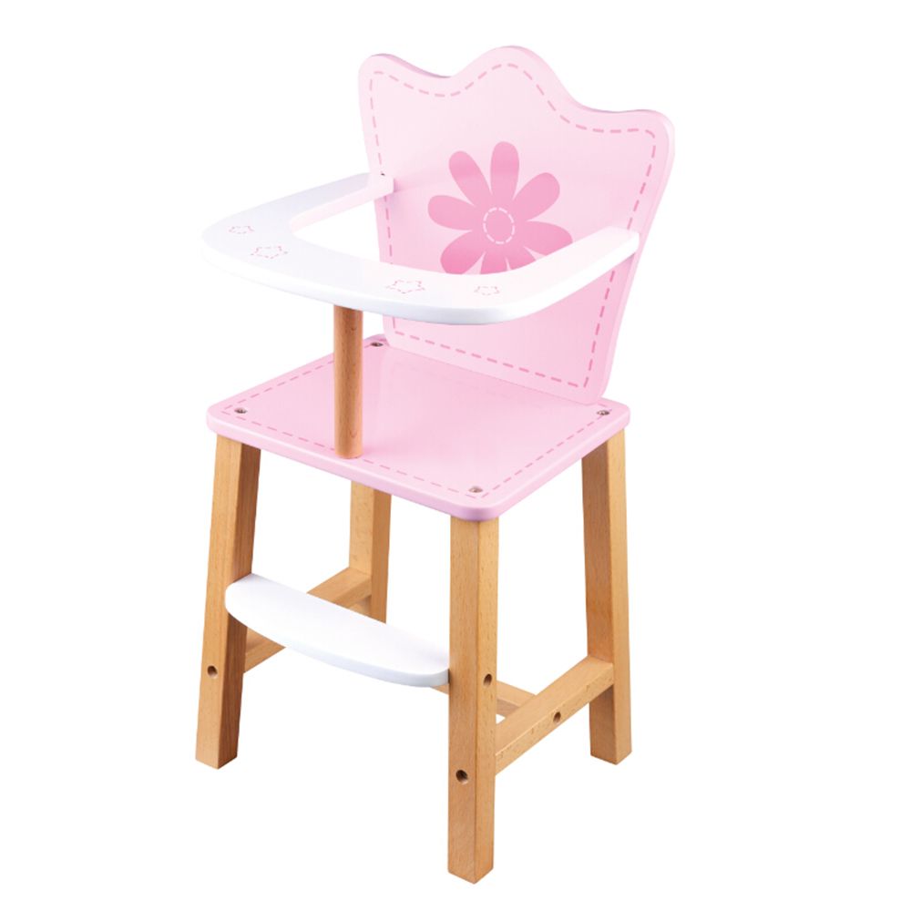 Lelin Toys, Дървено столче за хранене на кукли