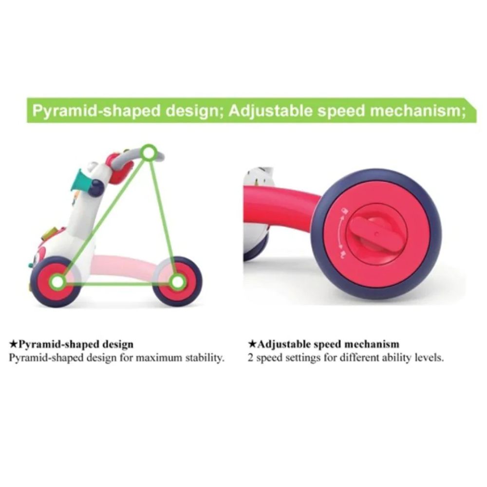 Детска образователна проходилка с музика и светлина, Автомобил