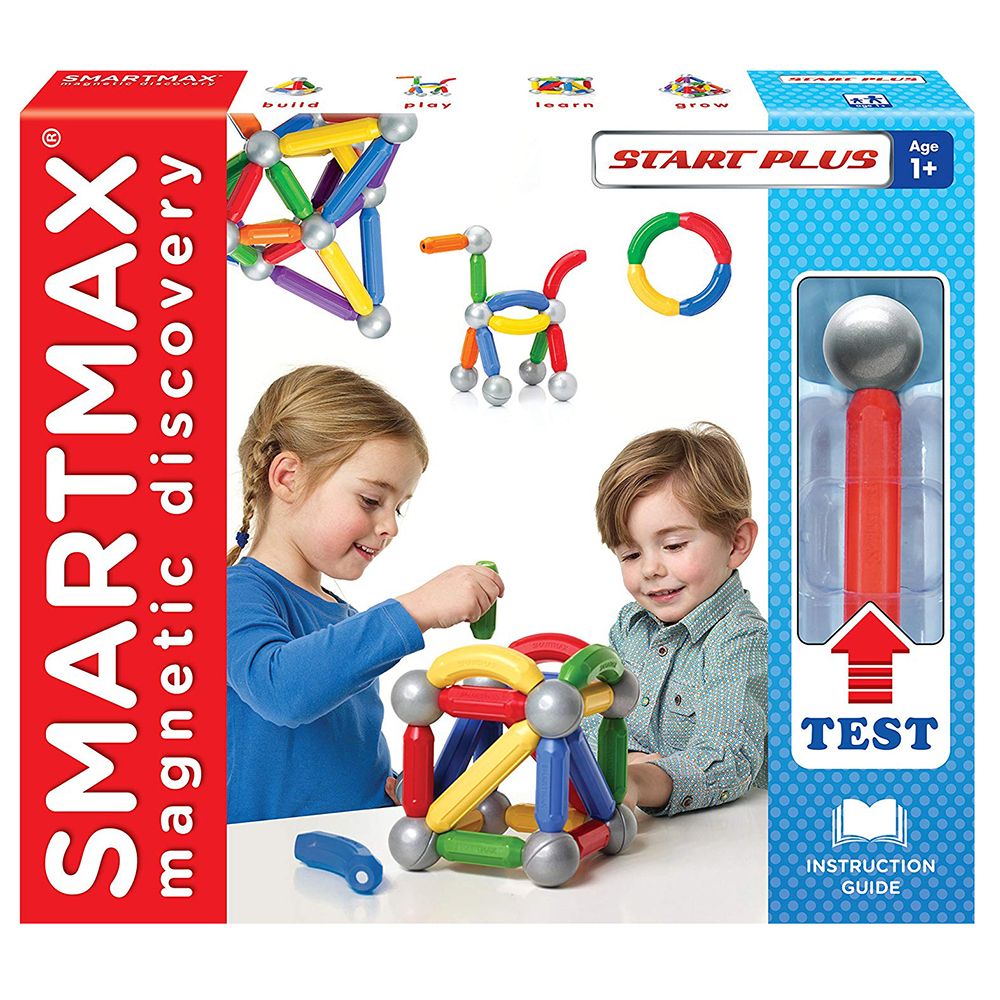 SmartMax, Mоят голям първи магнитен конструктор, 30 части, Smartgames