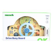 Дървен детски волан с активности