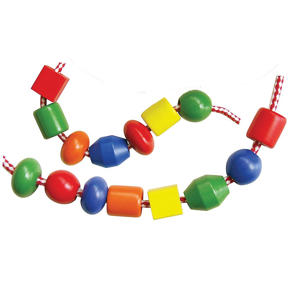 Viga toys, Дървени фигури за нанизване с едри елементи