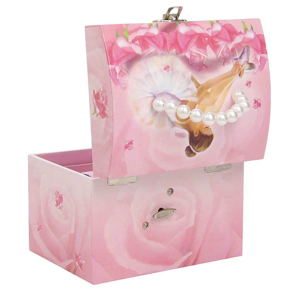 Светеща в тъмното, музикална кутия за бижута с дръжка, Балерина