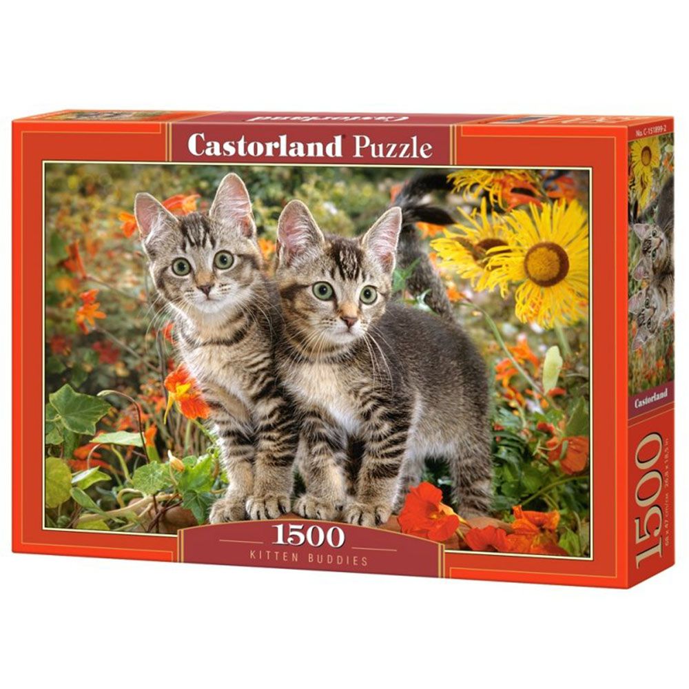 Castorland, Котета приятели, пъзел 1500 части
