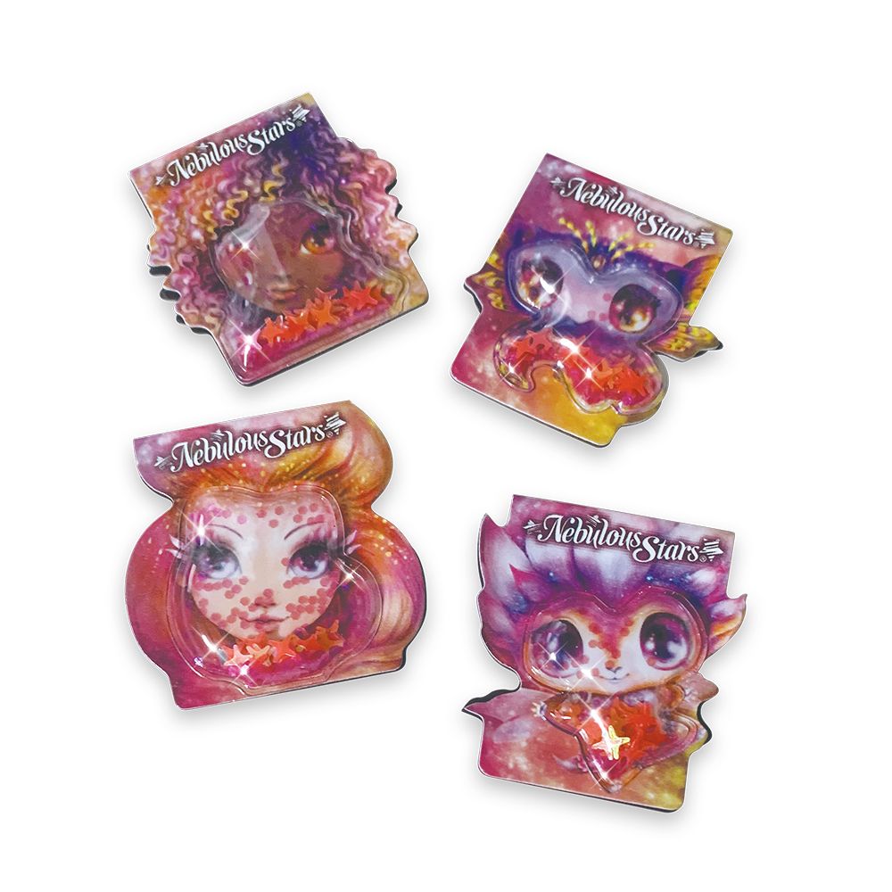 Комплект магнитни книгоразделители, Звездни принцеси