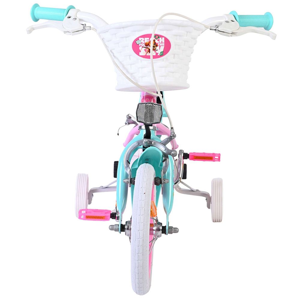 Детски велосипед с помощни колела, Paw Patrol, 12 инча, Момичета