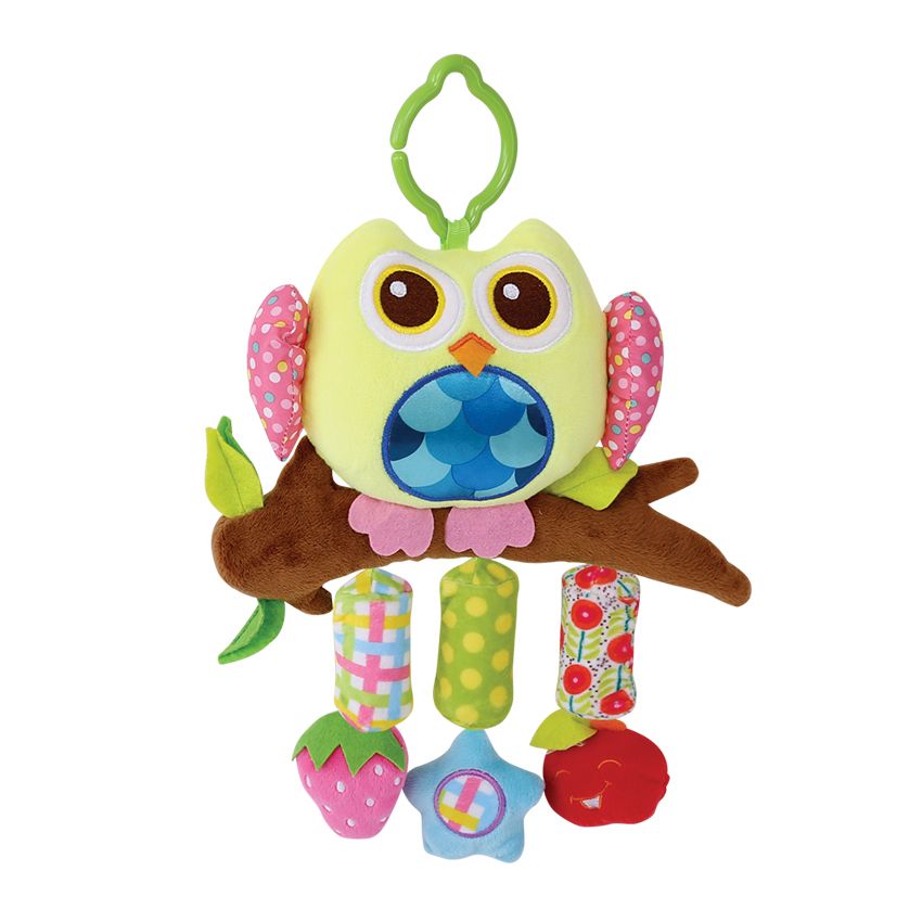 Lorelli toys, Играчка с три камбанки, Жълт Бухал