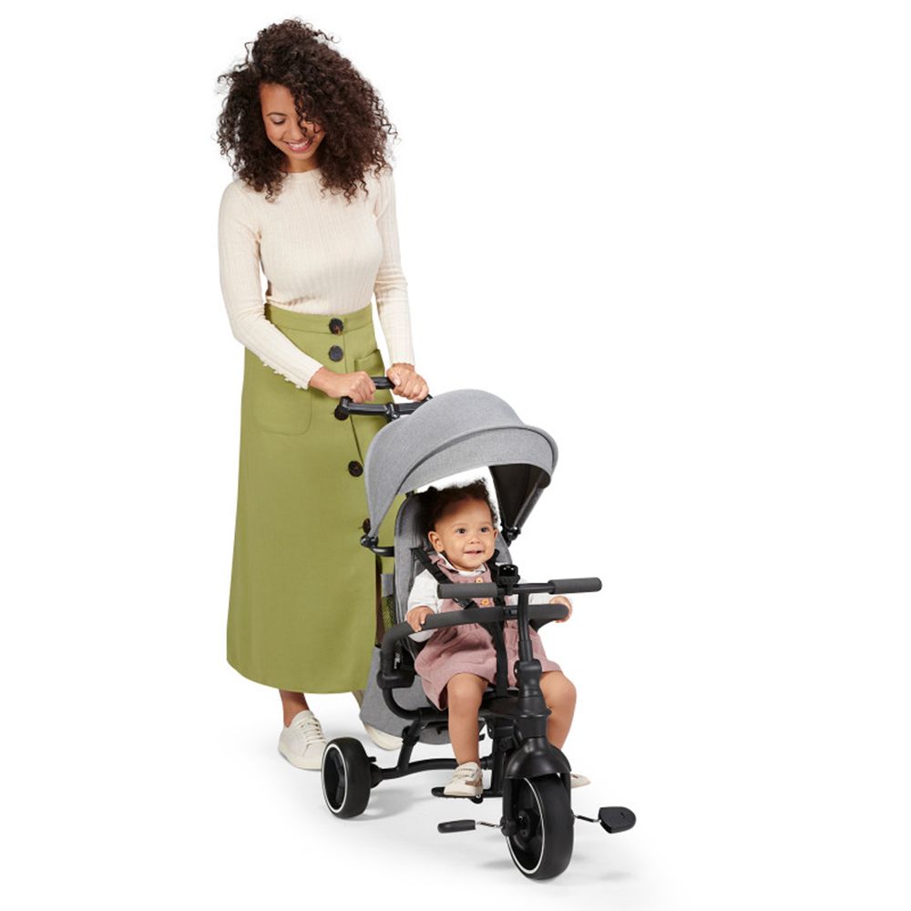 Kinderkraft Jazz Триколка, 4 в 1, сива