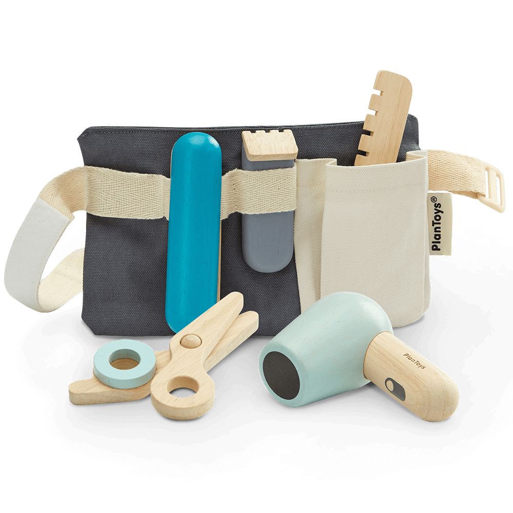PlanToys, Фризьорски салон в памучна чанта