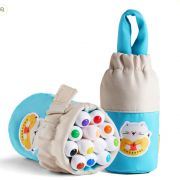 Миещи се пастели с дръжки за най-малките, в текстилна тобичка, 12 цвята