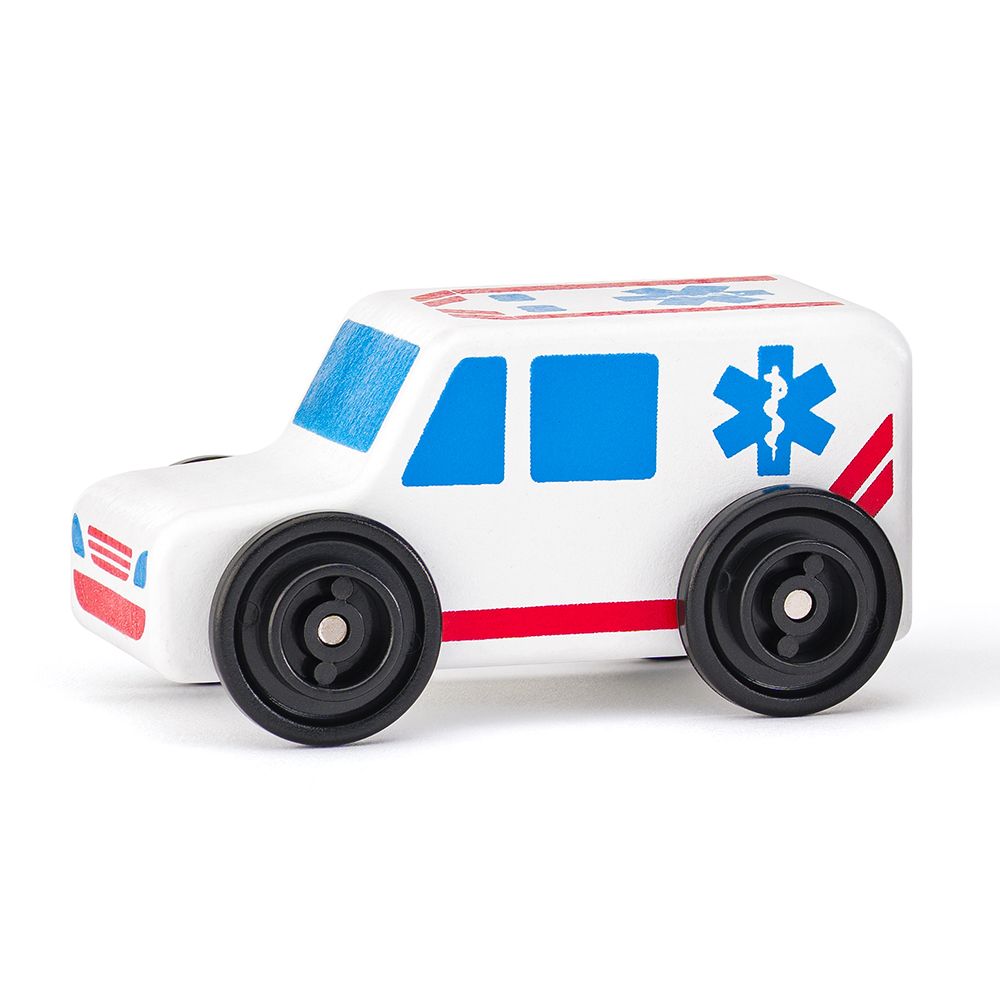 Дървени колички, 6 бр.