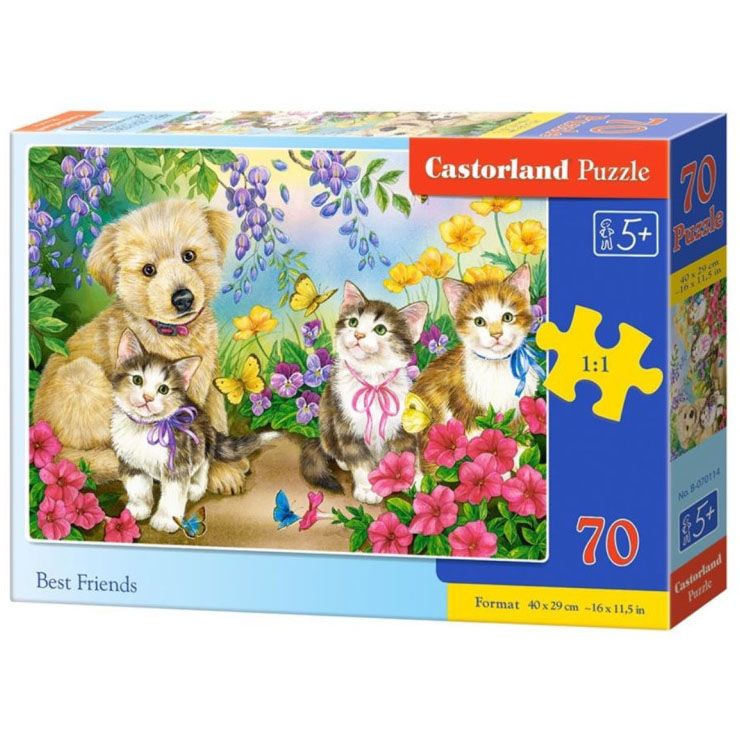 Castorland, Най-добри приятели, пъзел 70 части