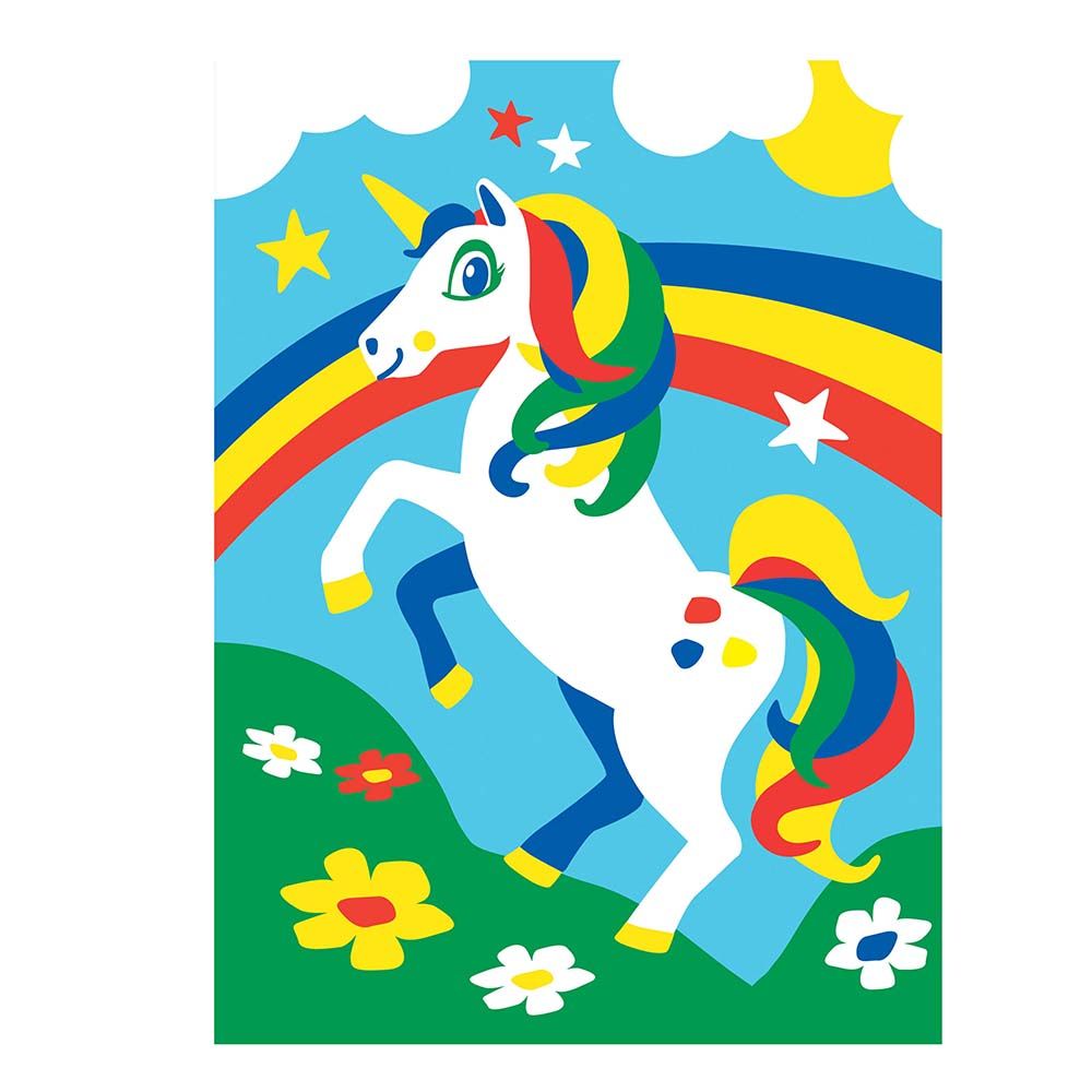 Рисуване по номера, Моята първа картина, Еднорог