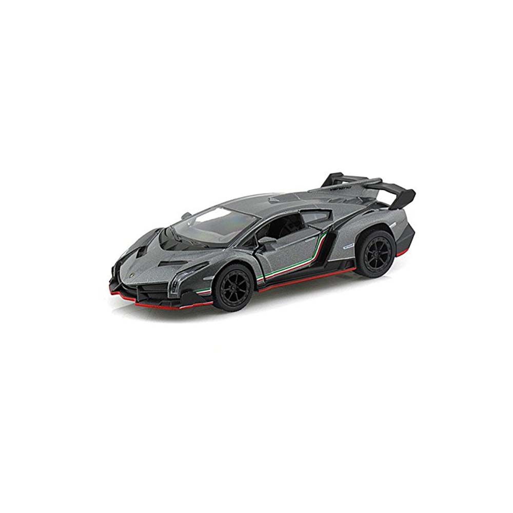 Kinsmart, Метална кола, Lamborghini Veneno, сива