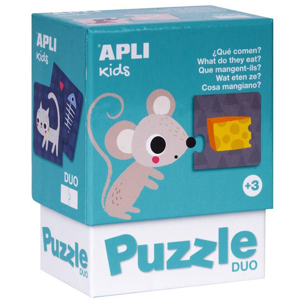Apli kids, Образователен пъзел, Нахрани ме, 24 елемента