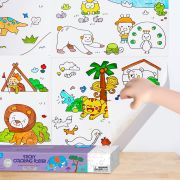Руло стикер за оцветяване, Истории с животни, 40 см x 3 м