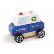 Дървена полицейска кола-низанка