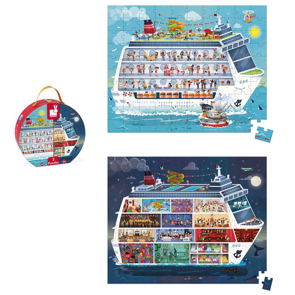 Janod, Пъзел в куфарче, Морско пътешествие