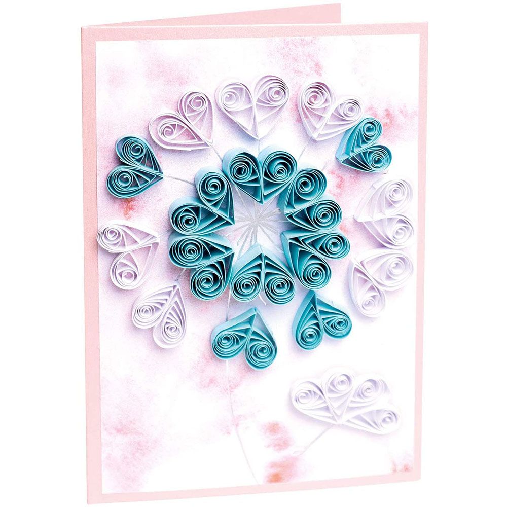 Комплект ленти за квилинг, 290 бр, пастелни цветове