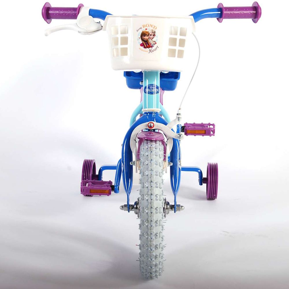 Детски велосипед, Дисни Frozen, с помощни колела, 12 инча